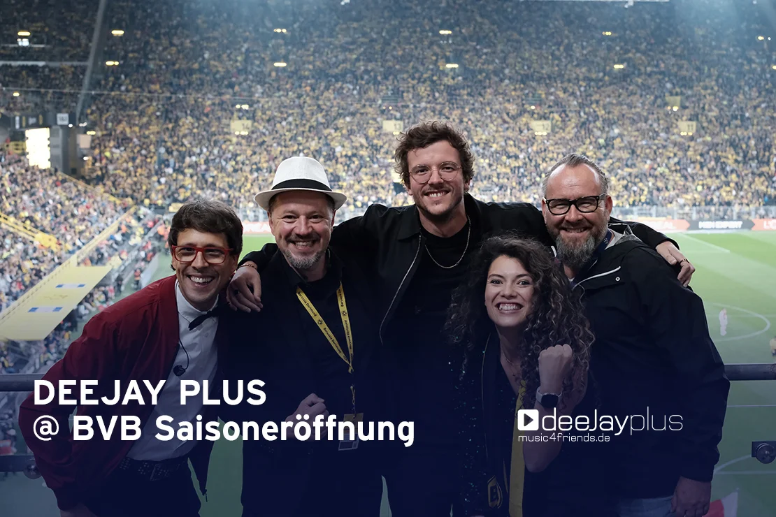 Deejay Plus Live sorgt für die BVB-Saisoneröffnung mit Musik und Stimmung.